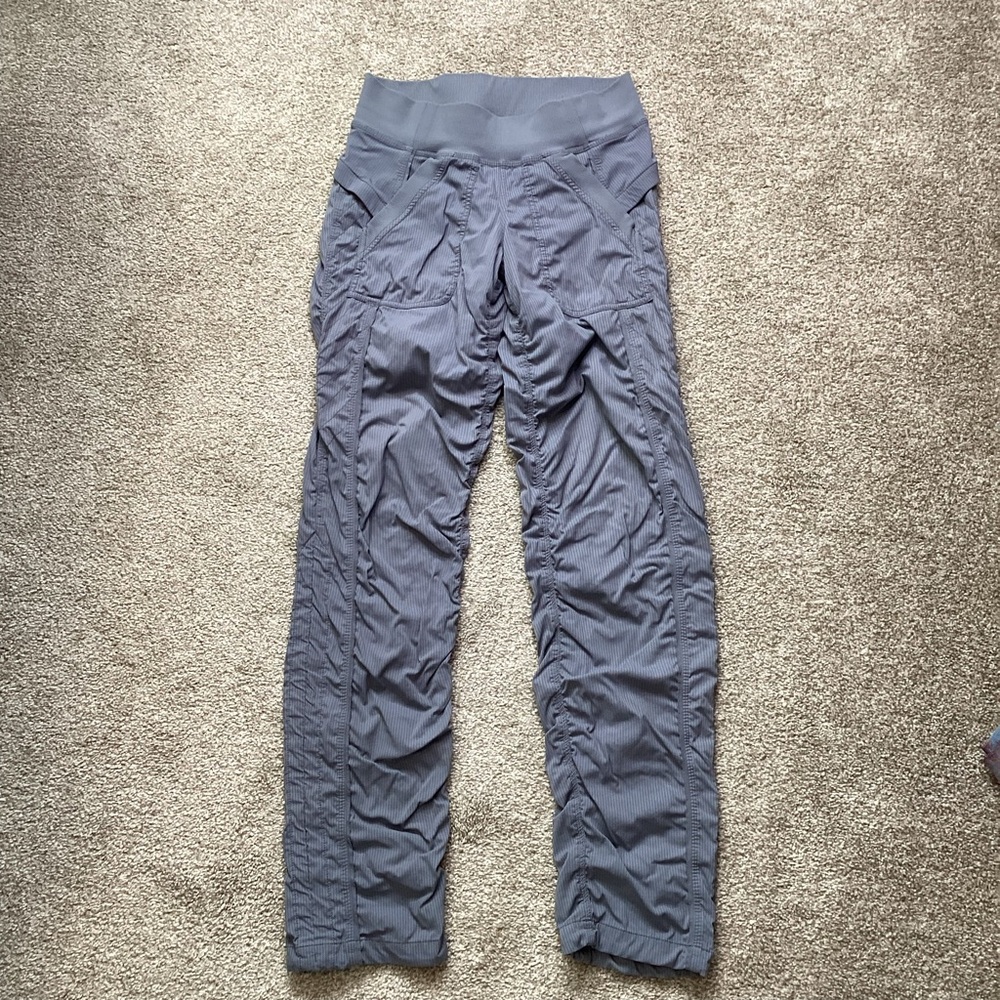 Lululemon Quick Step Studio Pant Blurred Grey Swift Long Tall Ruched Convertible - Picture 6 of 10